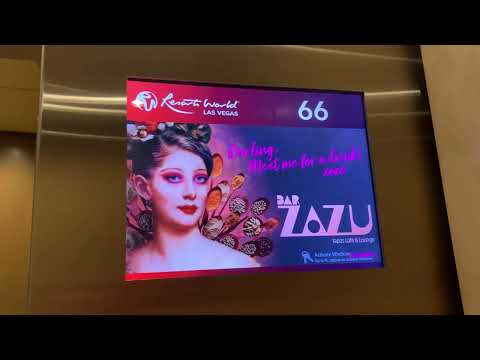 Awesome BRAND NEW Otis Series 4 traction high rise elevators @ Conrad Resorts World Las Vegas, NV