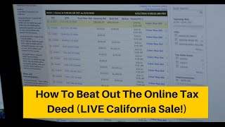 1 Fancy Trick For Beating Out The Online Tax Sale Competition LIVE SALE! (TLVT Ep. 25)