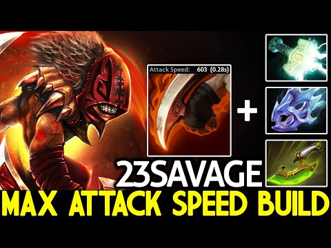 23SAVAGE [Bloodseeker] Super Monster Unleashed with Max Attack Speed Dota 2
