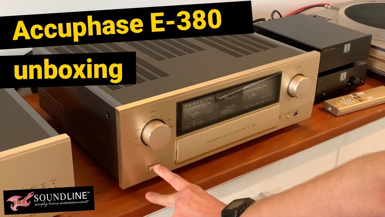 video Amply nghe nhạc Accuphase E380 chính hãng 0