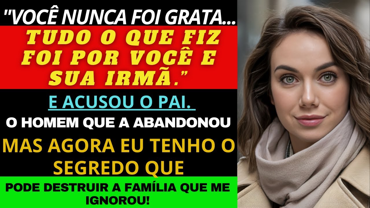 Você sempre escolheu o silêncio, pai... MAS AGORA EU TENHO O SEGREDO QUE PODE DESTRUIR A FAMÍLIA...