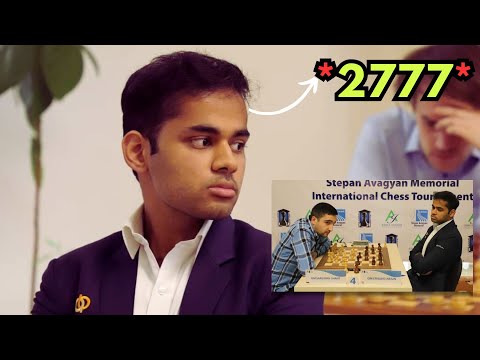 Arjun Erigaisi wins again! | Reaches 2777 by beating Shant Sargsyan in Armenia