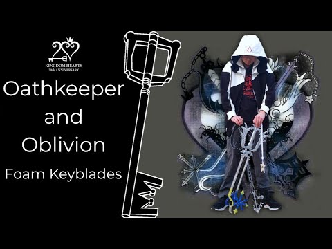 Oathkeeper and Oblivion Foam Keyblades | Keyblade Assassin