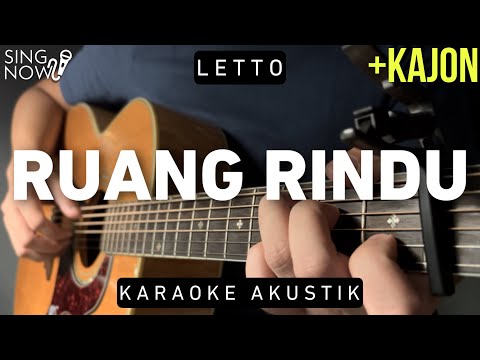 Ruang Rindu - Letto (Karaoke Akustik + Kajon)