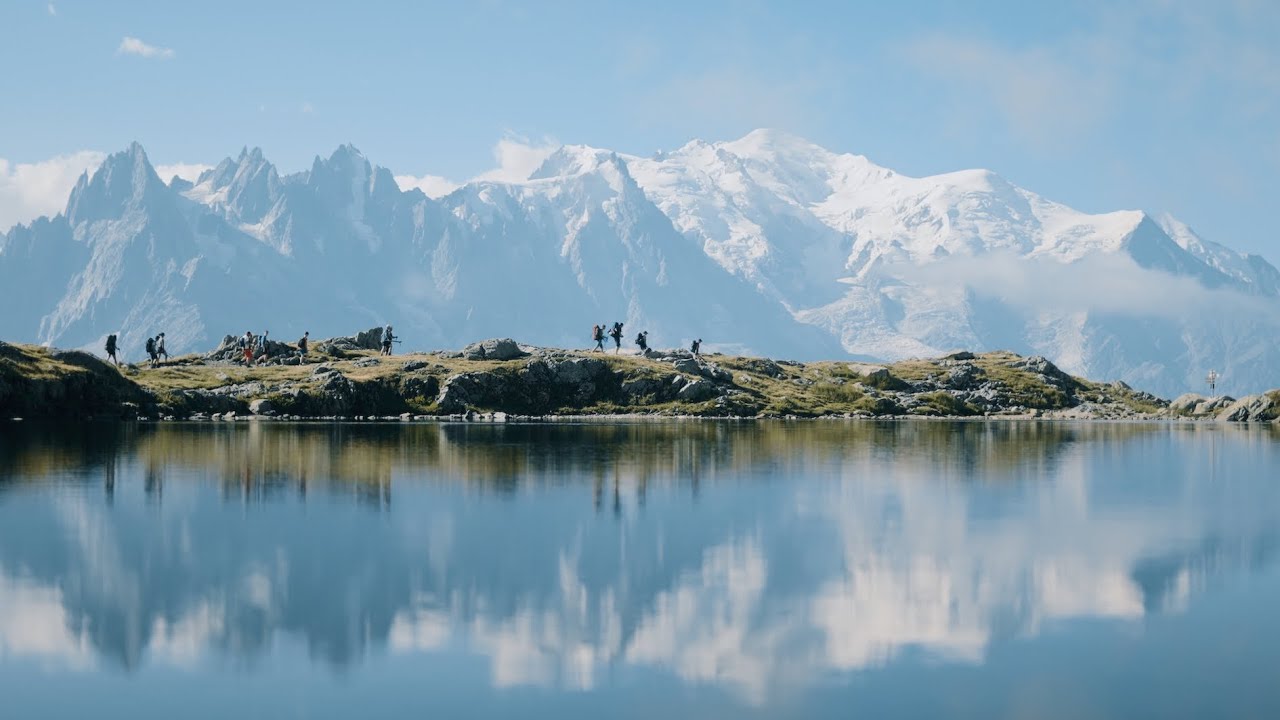 Trekking in the Alps - People