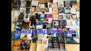 Commodore Amiga 500+ for sale. Incl Amiga hardware and software from my collection
