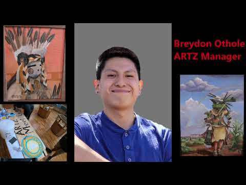 Zuni Pueblo Acrylic Painter Breydon Othole - Meet and greet 5/24/2025