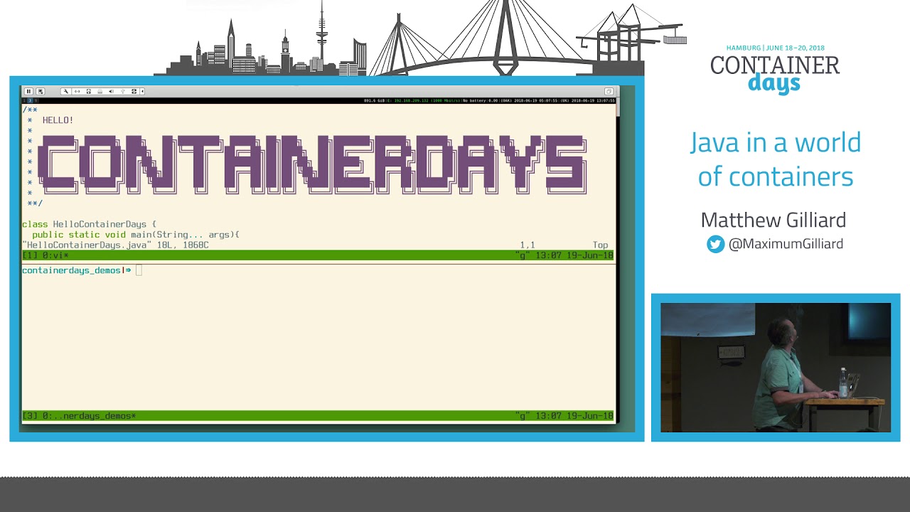 Java in a world of containers - Matthew Gilliard, Oracle