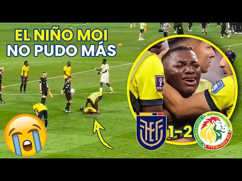 DESGARRADOR llanto de MOISÉS CAICEDO tras la eliminación de ECUADOR del mundial Qatar 2022