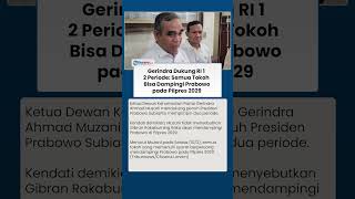 Download lagu Kecil Peluang Gibran jadi Cawapres Lagi, Gerindra: Semua Tokoh Bisa Dampingi Prabowo di Pilpres 2029 mp3 Download lagu Kecil Peluang Gibran jadi Cawapres Lagi, Gerindra: Semua Tokoh Bisa Dampingi Prabowo di Pilpres 2029 mp3