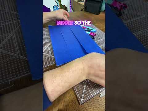 Tape method tutorial using PERLER Beads! DIY, Pixel
