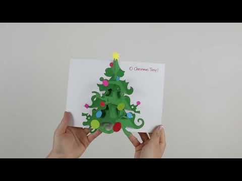 O' Christmas Tree Holiday Pop-Up Cards - Set of 8