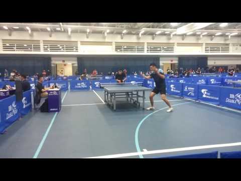 Boson Wu vs Shenyu Liu | Men's Singles First Round | 2017 NCTTA Nationals (Clip)