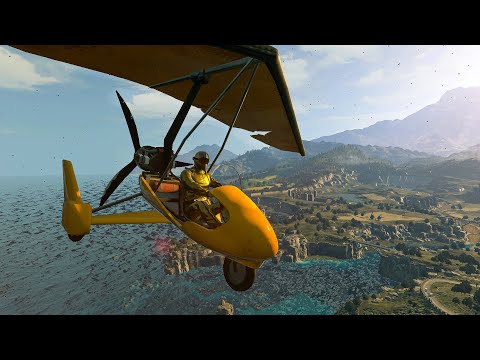 Flying Airplane In Dying Light