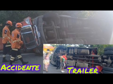 GRAN AXIDENTE EN CANDELARIA DE LA FRONTERA 🇸🇻 RASTRA DE TRAILER VOLCO 