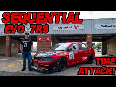 Rob's *600bhp SEQUENTIAL GEARED!* Time Attack Evo 7 RS *INSANE!!* 🤯 - On Track Review
