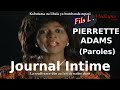 Pierrette Adams Journal Intime Paroles En Lingala Et Français Lyrics
