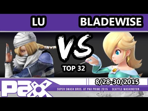 S@P - Lu (Sheik) vs Bladewise (Rosalina) SSB4 Top 32 - Smash Wii U - Smash 4