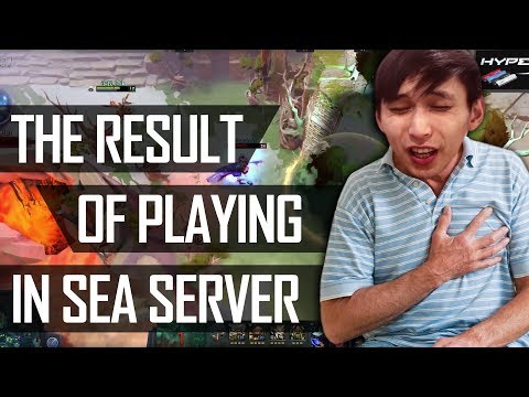 THE RESULT OF PLAYING IN SEA SERVER - SingSing Dota 2 Highlights