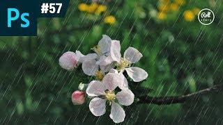 포토샵 강좌 #57 - 비 내리는 효과