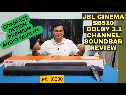Thumbnail for JBL Cinema SB510 Dolby 3.1 Channel Soundbar Review | Compact Design Premium Audio under 10000