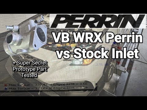 Subaru VB WRX: Perrin Turbo Inlet & Secret Prototype Part vs Stock Inlet Dyno Power Showdown