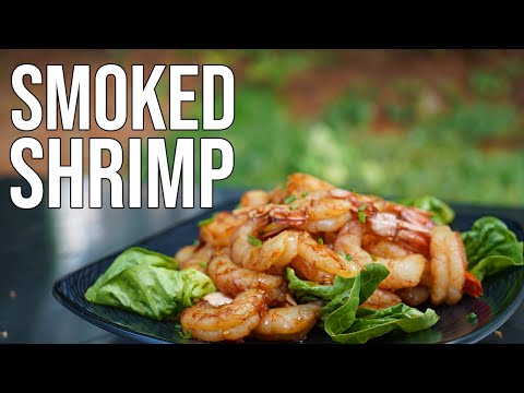 How to Make Smoked Shrimp with a Hot Honey Garlic Sauce on the Pit Boss Platinum Lockhart!