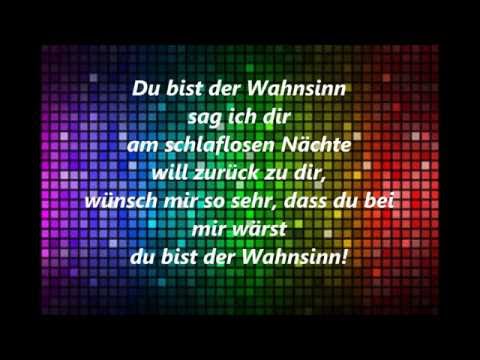 Andreas Lawo -- Du Bist der Wahnsinn (with lyrics/mit Text)