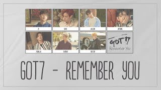 [Karaoke + THAISUB/SUBTHAI] GOT7 - Remember You