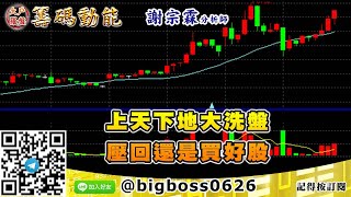 【大戶羅盤籌碼動能】 #謝宗霖0118，上天下地大洗盤 壓回還是買好股 (圖)