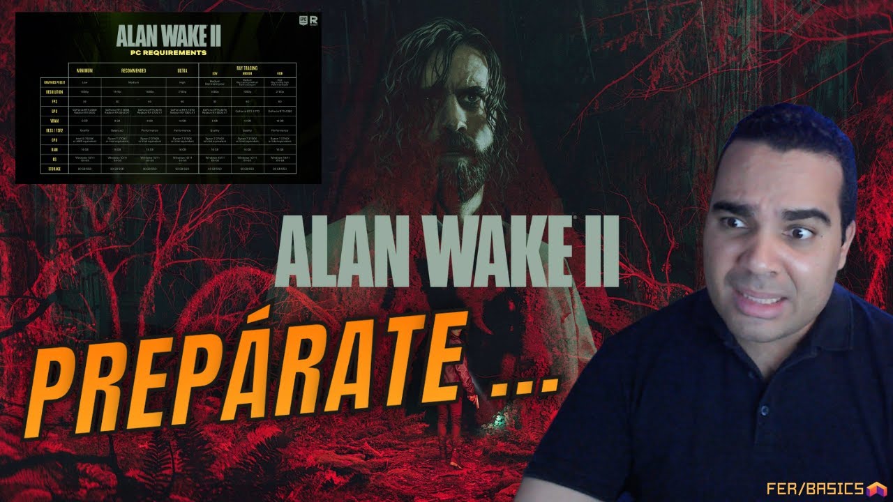 Alan Wake 2 muestra sus requisitos en PC | Prepárate para lo que viene