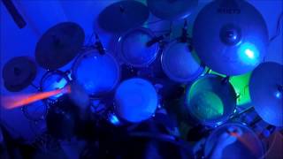 Gary Numan   Here in the Black drum cover