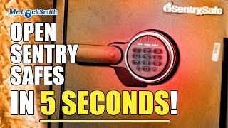 Open Sentry Safe in less than 5 seconds! | Mr. Locksmith™ Video