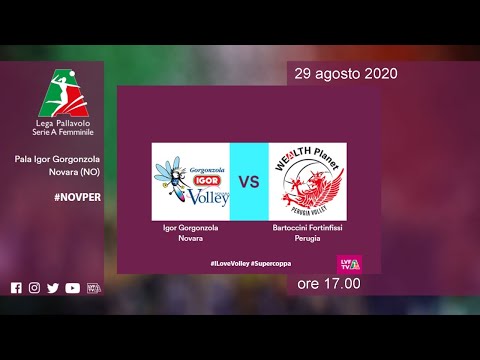 Igor Gorgonzola Novara - Bartoccini Fortinfissi Perugia | 1^ turno Supercoppa 2020