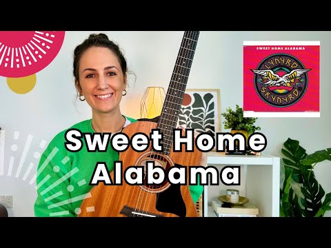 Sweet Home Alabama - Guitar Lesson Tutorial [CHORDS + PICKING]