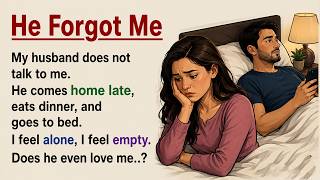 Learn English through Stories Level 3 ⭐He Forgot Me – Emotional English Story for Listening Practice
