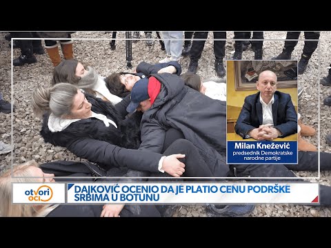 Milan Knežević: Ako ne ispune naše zahteve, ruši se vlast u Podgorici