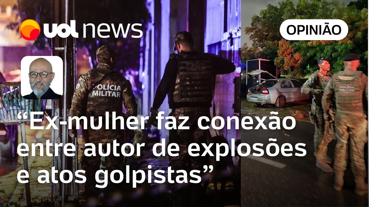 Ex-mulher de homem que se detonou na frente do STF faz conexão com atos golpistas, diz Josias