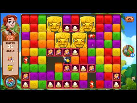 Lost Island Blast Adventure Level 1947 - NO BOOSTERS 🏝️ | SKILLGAMING ✔️