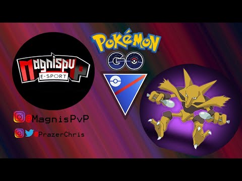 ALAKAZAM SHINY destruindo na GBL