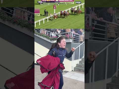 Minnie Hauk's groom going through the emotions at Ascot ❤️