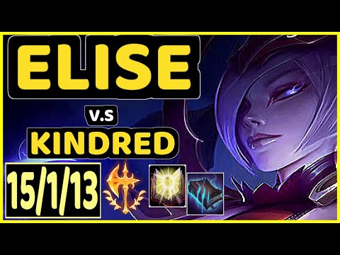 BLANK (ELISE) vs KINDRED - 15/1/13 KDA JUNGLE CHALLENGER GAMEPLAY - KR
