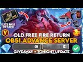 FREE FIRE OB51 UPDATE ADVANCE SERVER FREE FIRE ADVANCE SERVER ADVANCE SERVER CONFIRM DATE