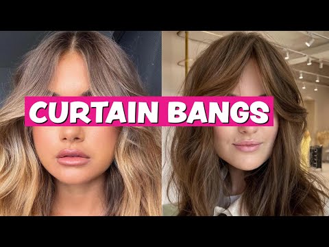 How to Style Curtain Bangs at HOME like a Professional...