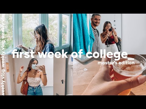 My first week of college *an unfiltered and emotional weekly vlog*