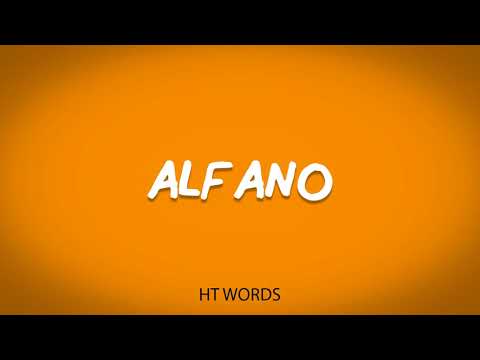 How to pronounce ALFANO