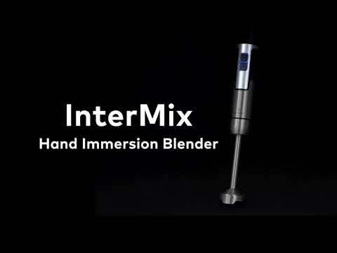 ChefWave Intermix 500-Watt 9-Speed Immersion Hand Blender, 2 Wands, Beaker, Whisk, Chopper