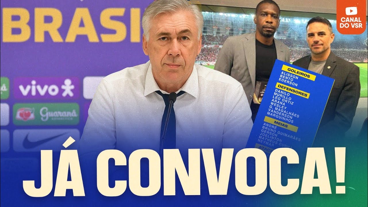 SELEÇÃO SE LIVRA DO VEXAME DE SER PRÉ-CONVOCADA PELO EDNALDO