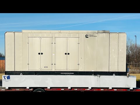 Cummins DQCA 600 kW diesel generator QSK23-G7 EPA Tier 2 eng, 627 Hrs, Yr 2007 - CSDG # 4602