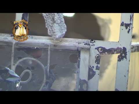 قنص أحد جنود النظام من قبل كتيبة شهداء عربين في حي برزة في مدينة دمشق